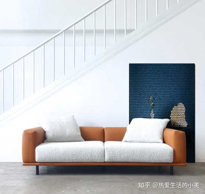 橙色沙发墙如何搭配?