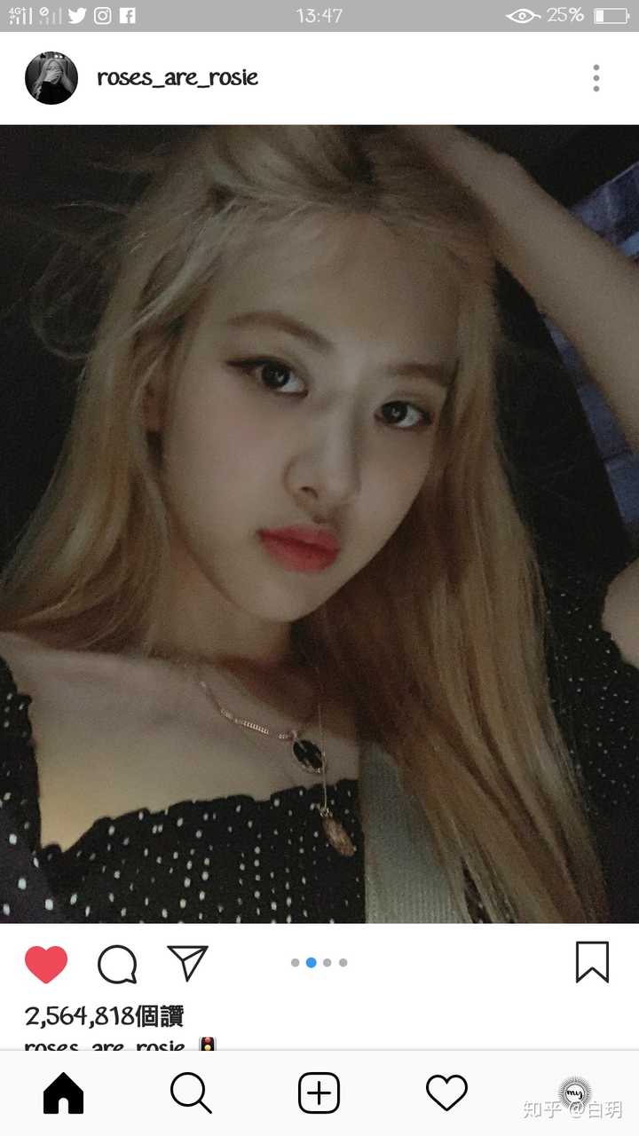 有没有blackpink罗婕ins的图啊,真的很吃她的颜啊?