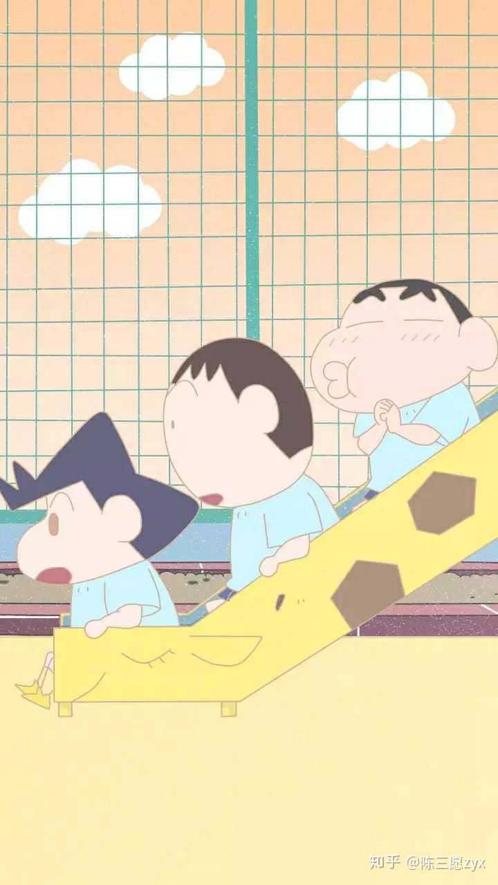 有没有蜡笔小新中小新和他朋友们一起的壁纸?