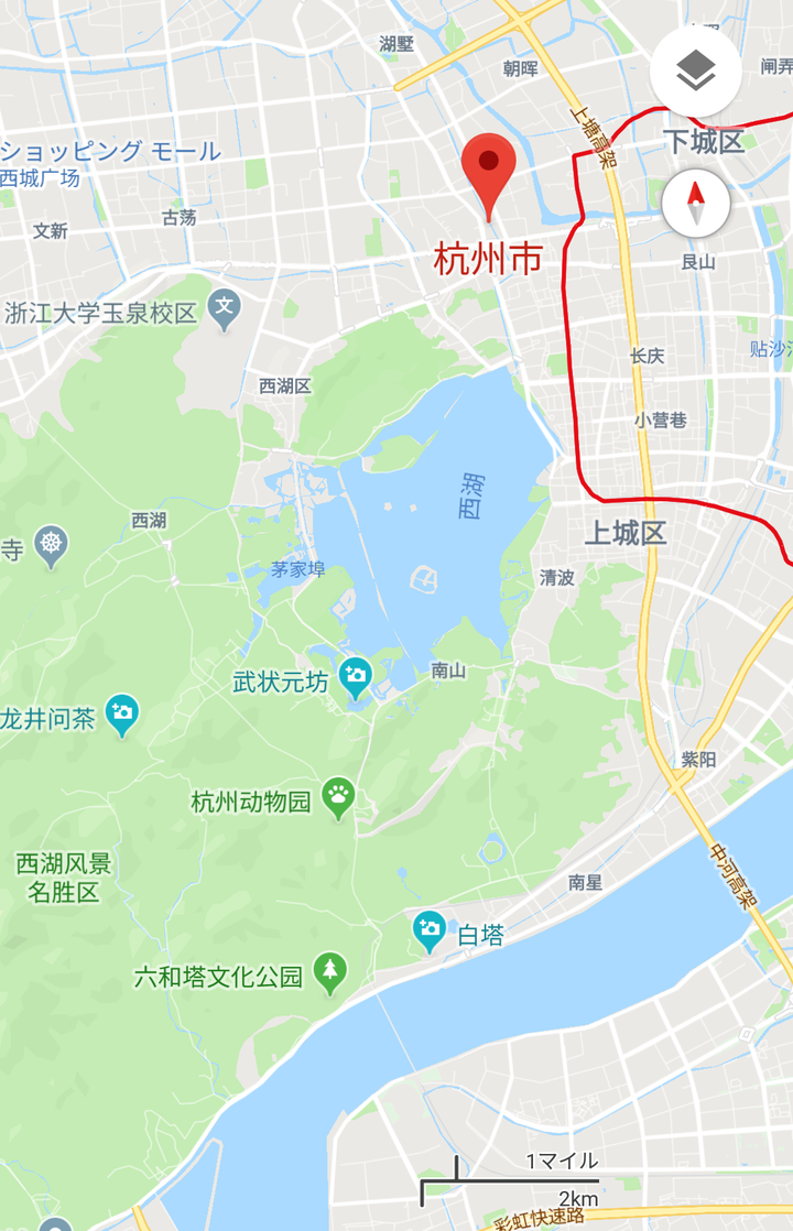 附一张夏天拍的照片:杨公堤和赵公堤的交界处.