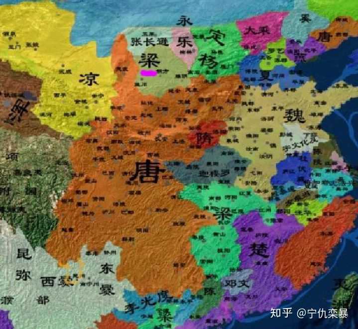 仅从李渊算起,自大业十三年(617)李渊李世民父子晋阳起兵至武德七年