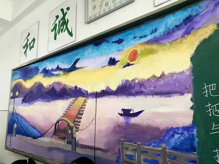 有哪些班级黑板报让你们惊艳不已 知乎