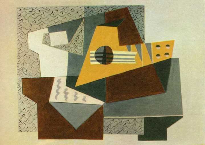 20世纪初期,毕加索和布拉克把拼贴画技发展为立体主义艺术的一个重要