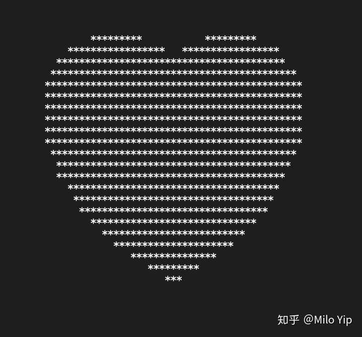 怎样用c语言做到输入一个人的名字才会输出一个心?