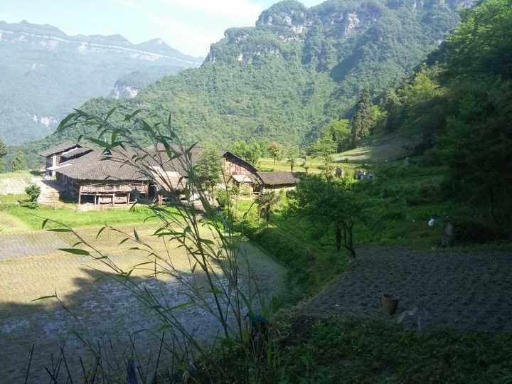 爸爸大山里的家,现在偶尔回去.