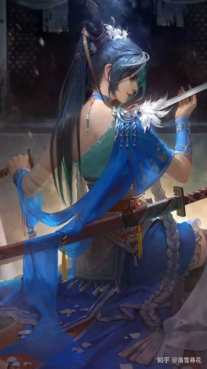 有没有看起来英气十足的古风女生图片?