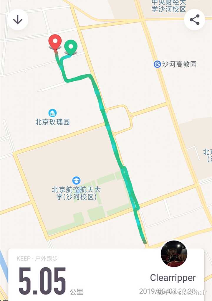 这是我那时候的跑步路线