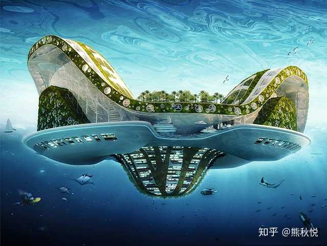某一年的双年展,就看到一位城市艺术家的畅想,未来的城市分区,不是