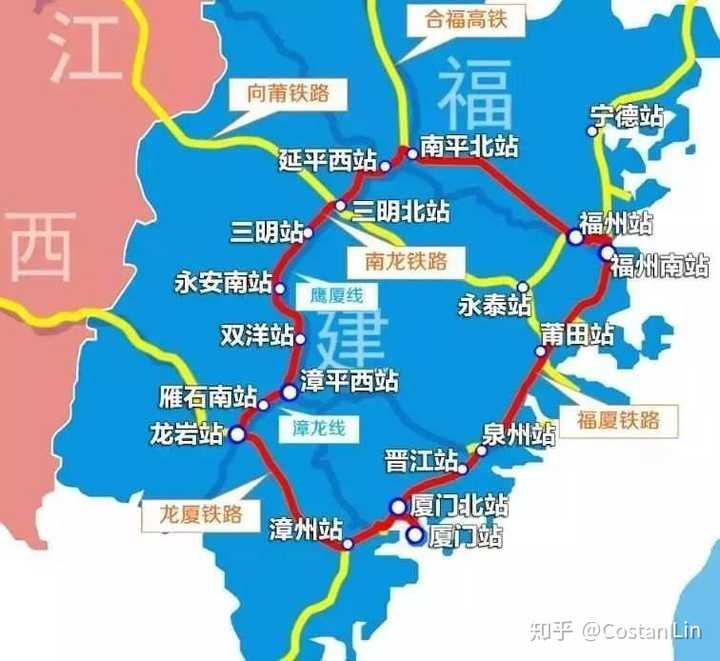 2019年,福建高速铁路之环