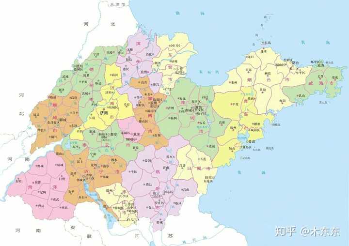 山东省地图
