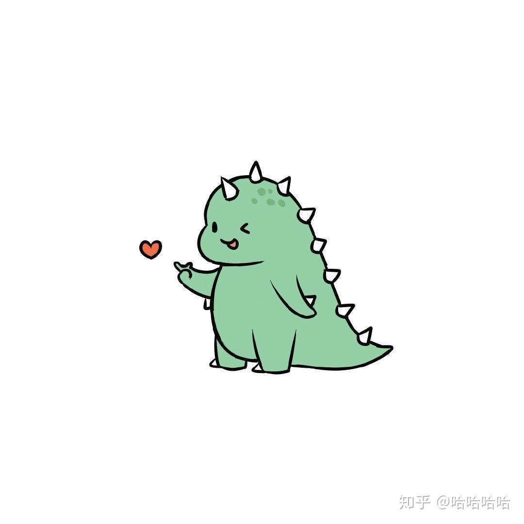 这个小恐龙是情侣头像吗?