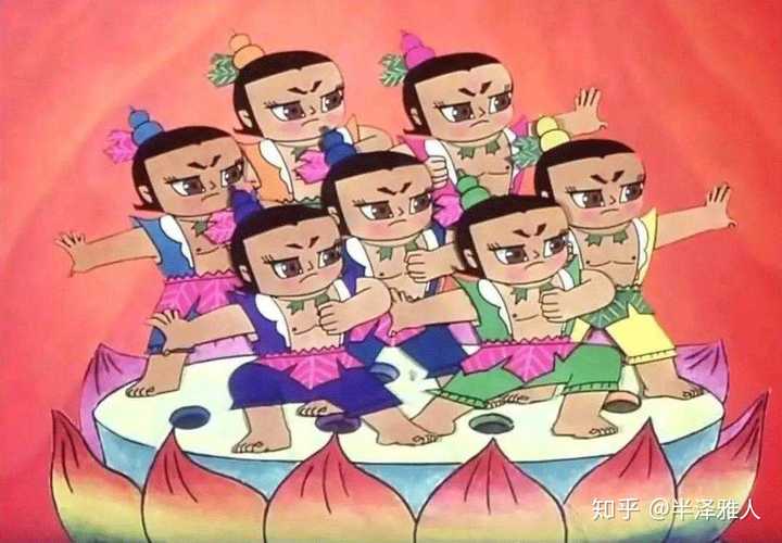 最后就是这张全家福的排版了,只有我一眼就想到了葫芦娃吗?
