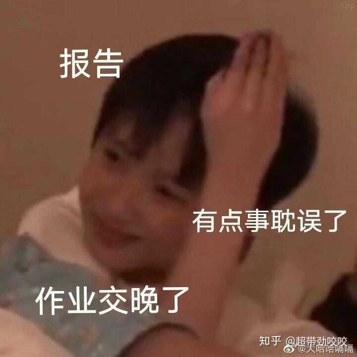 有没有什么关于交作业的表情包?