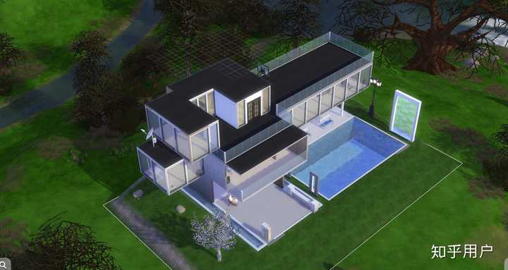 你在模拟人生4中建的最好看的房子是什么样子的,可以分享一下吗?