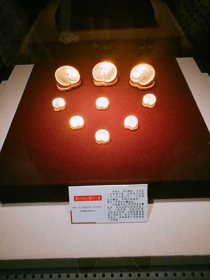 上面的这个连枝铜灯是刘贺墓的主椁室出土的,听讲解员说汉代流行连枝