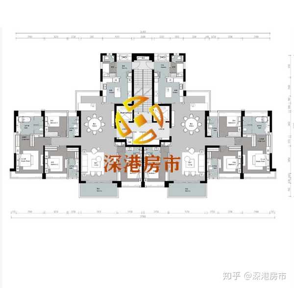 深房臻选 的想法: #海德园户型图# (详情了解更多关注