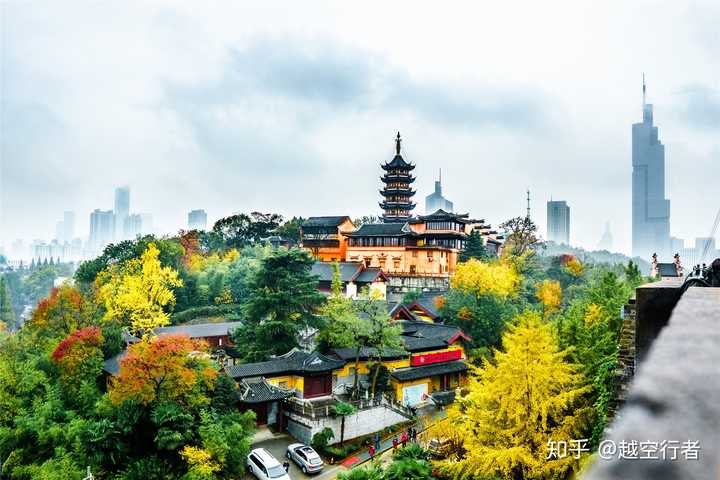 秋天的鸡鸣寺