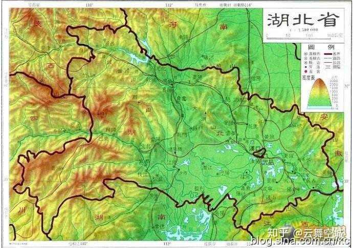 鄂西山地崎岖,鄂北低山丘陵,鄂东南还是低山丘陵