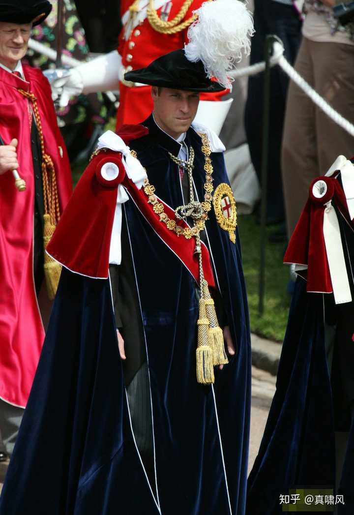 穿着英国传统服饰的王子