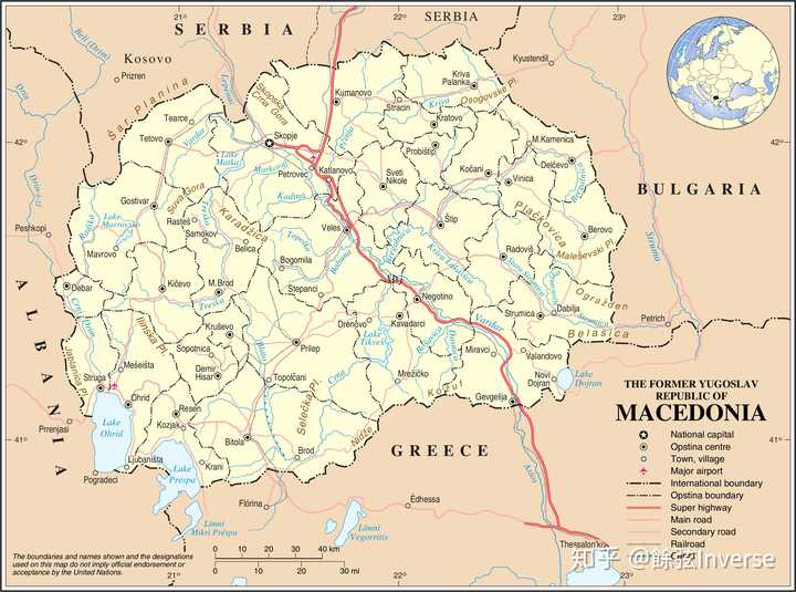 北马其顿是一个南斯拉夫人的国家,主体民族"马其顿族"占人口约三分之