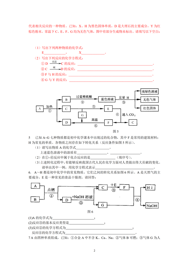 初中化学推断题该怎么做?