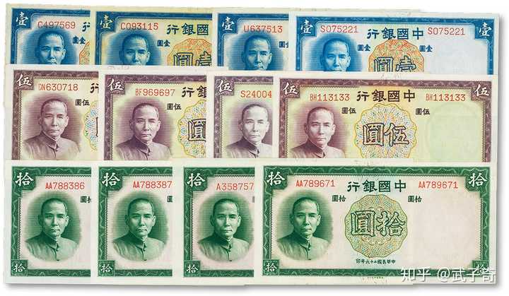 民国二十六年中国银行法币