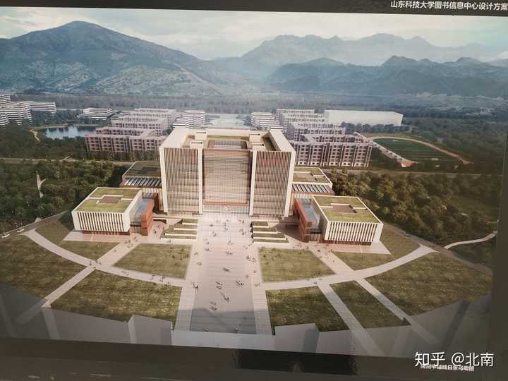 山东科技大学图书馆什么时候开始建?