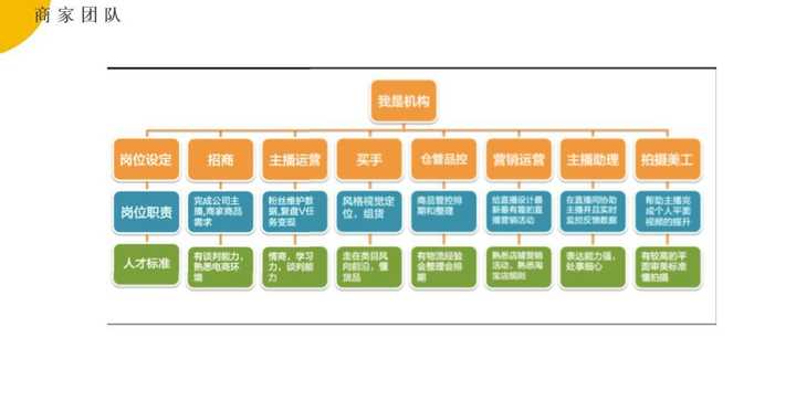 2,机构淘宝直播团队