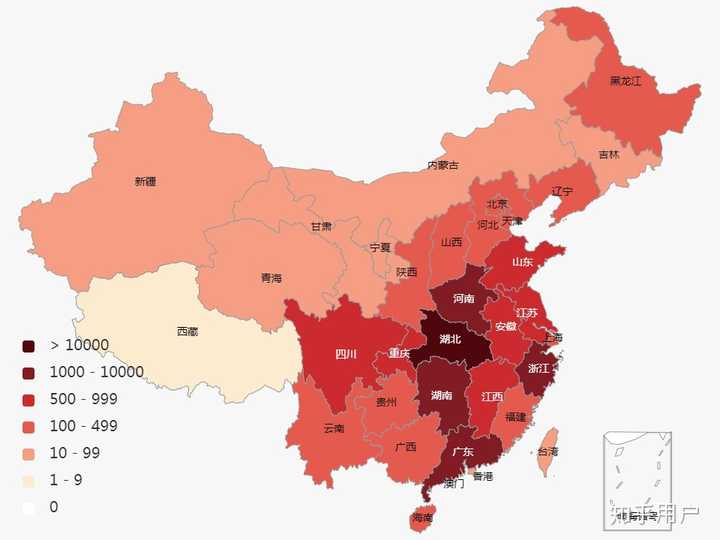 全国疫情分布  2.28