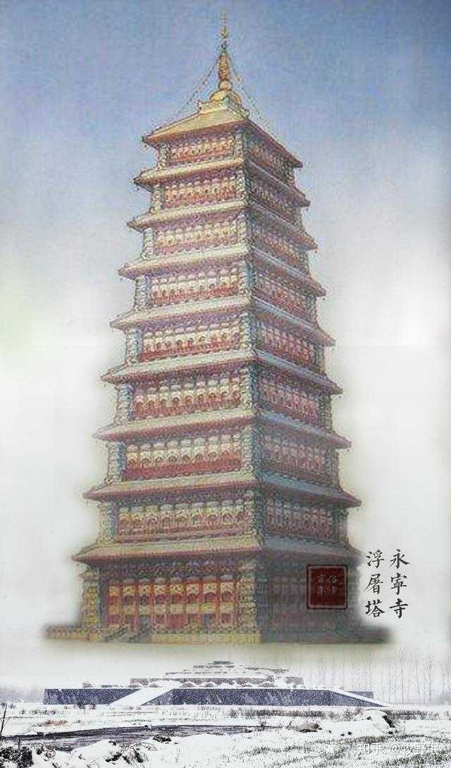 中国历史第一高塔:北魏洛阳永宁寺塔