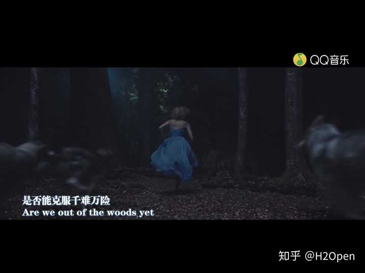 故事性很强也很燃的mv 女主在mv的开头失去了"him"—— 被藤蔓束缚,却