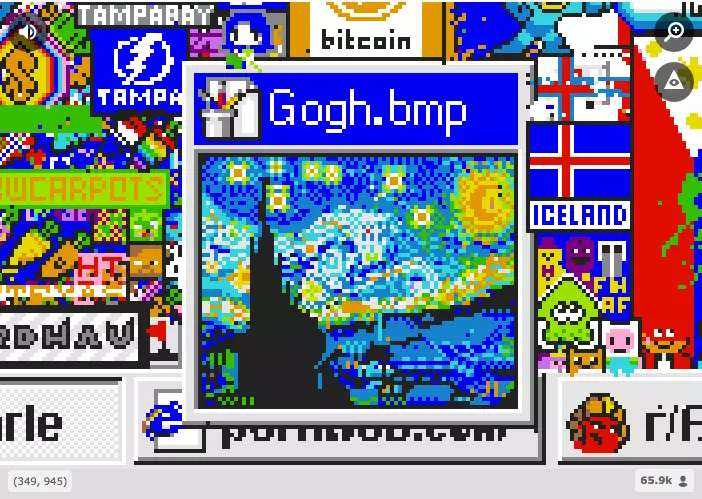 如何评价 reddit 的 2017 年愚人节 /r/place 像素画活动?