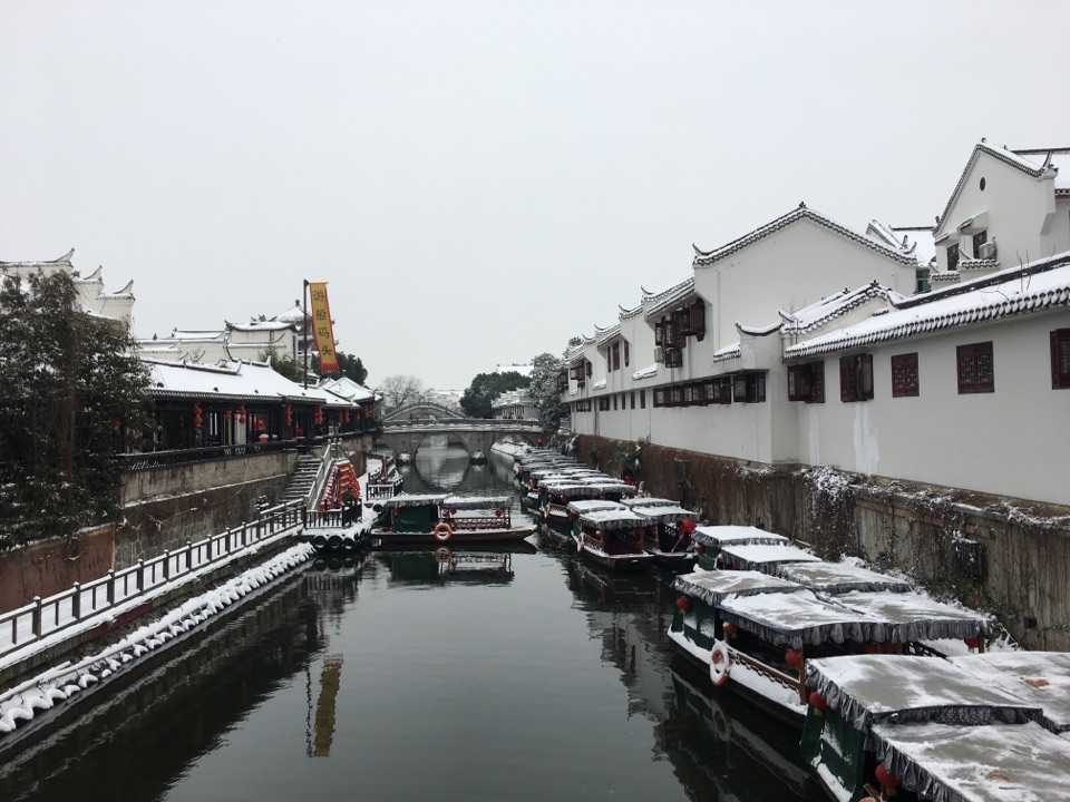 图片备忘录 的想法: 三河古镇的雪景 我也很少见到