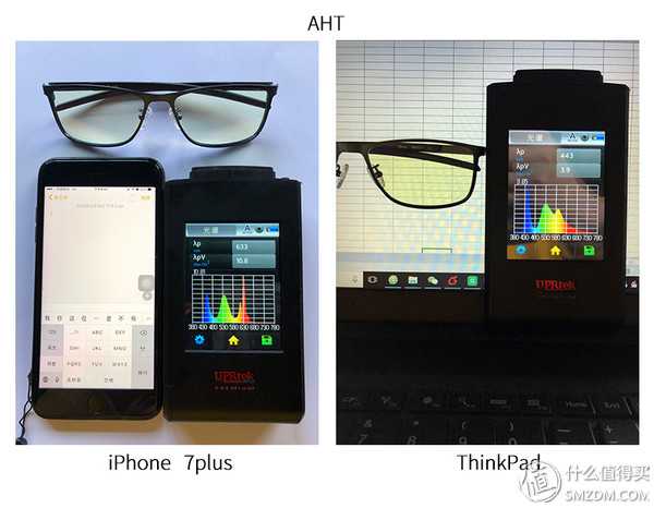 所以防蓝光护目镜的测试,我就选了苹果手机和thinkpad电脑来做了