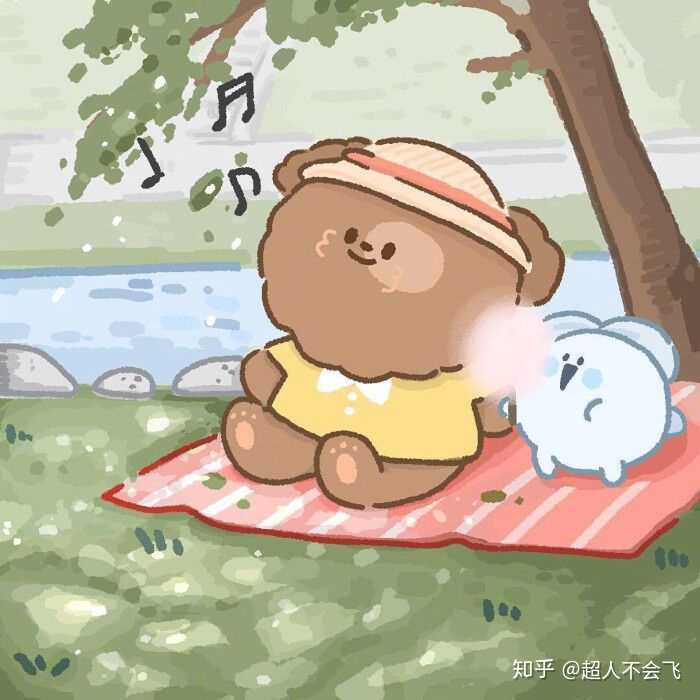 看这里! 我qq头像和微信头像都是这种甜甜的小熊!