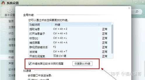 电脑ctrl alt a qq截图为什么总是出不来?