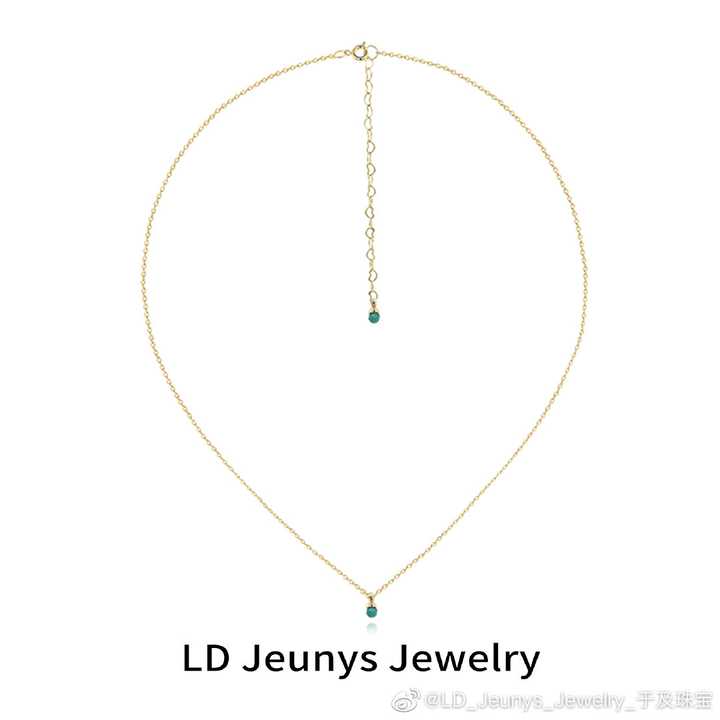 ldjeunys于及珠宝的简约锁骨项链系列是搭配各种服饰的一把好手喜欢