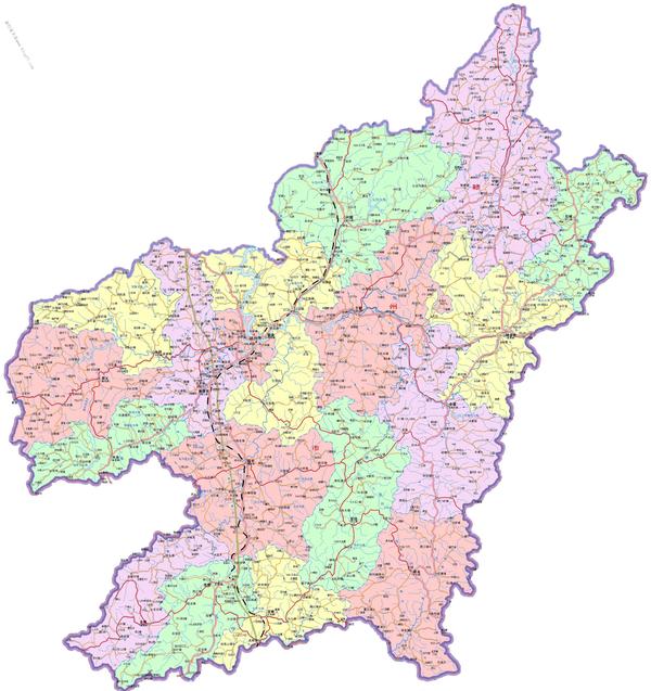 如何找到赣州市南康区的高清行政区划地图