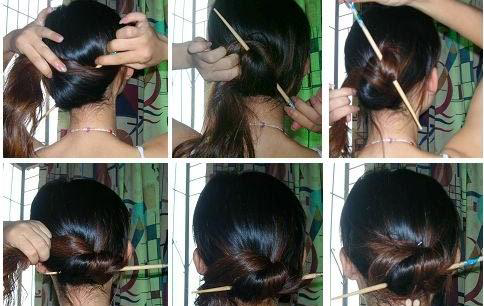 <em>如何</em>用一根簪<em>把头发</em>盘<em>起来</em>? - 大锅菜的回答 - 