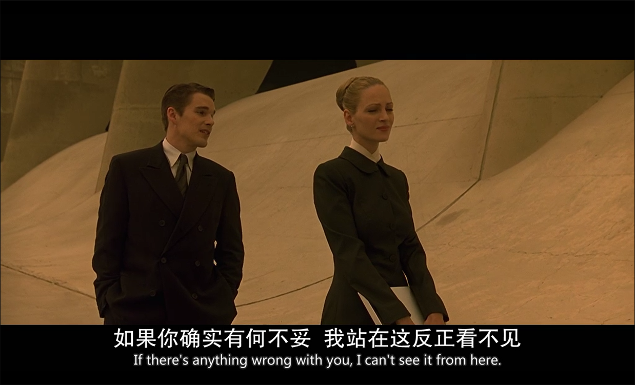 电影:千钧一发 gattaca (1997)中,女主最初爱上男主是