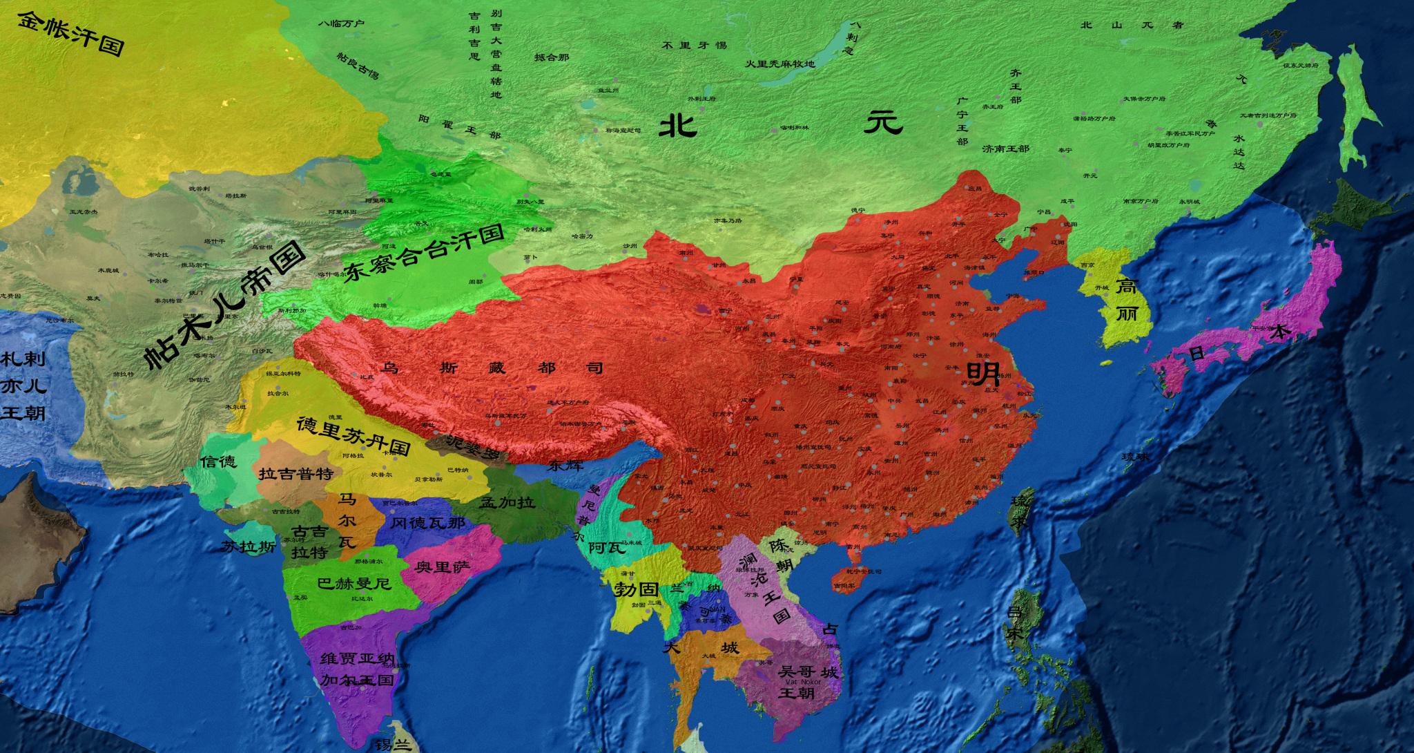 500年前的中国为啥没像俄罗斯一样往北亚扩张领土