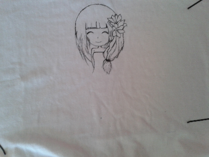 怎么在衣服上画画?