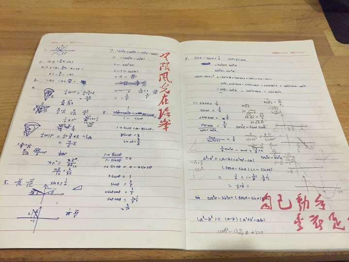 翻出一本草稿纸,就是这个感觉!