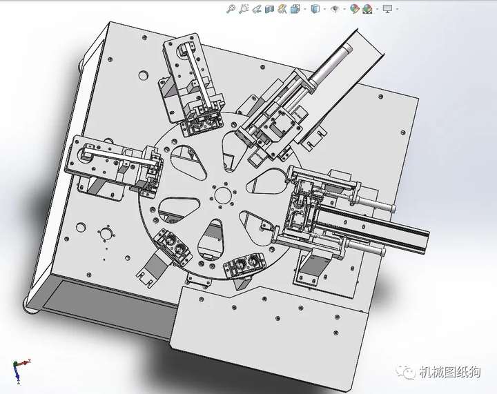 solidworks作品图纸,solidworks图纸 【非标数模】灯泡灯头组装机3d数模图纸 solidworks设计