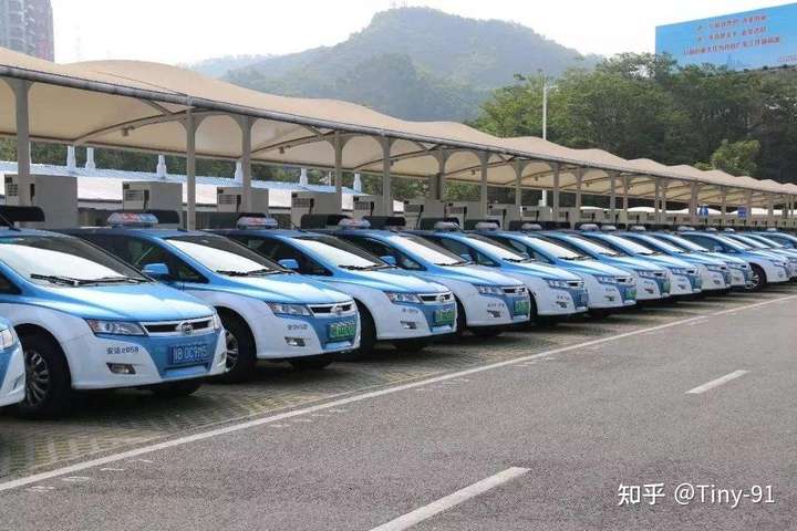 深圳的出租车全部是byd电动的啊
