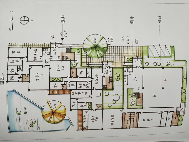 建筑真正的设计,对涉及到功能分区方面无从下手不太会画平面图该怎么