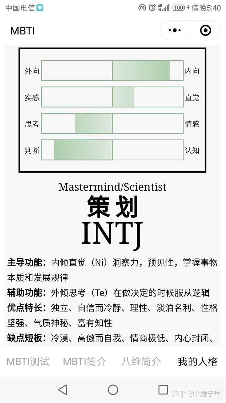 各位intj是不是都不喜欢目光对视
