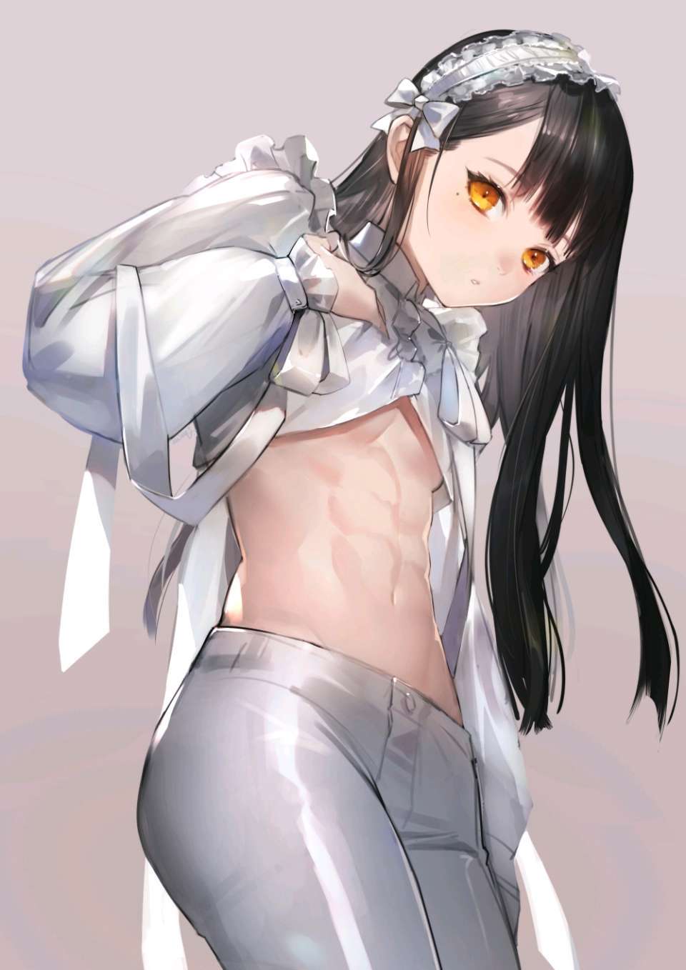 有腹肌的女孩子喜欢嘛