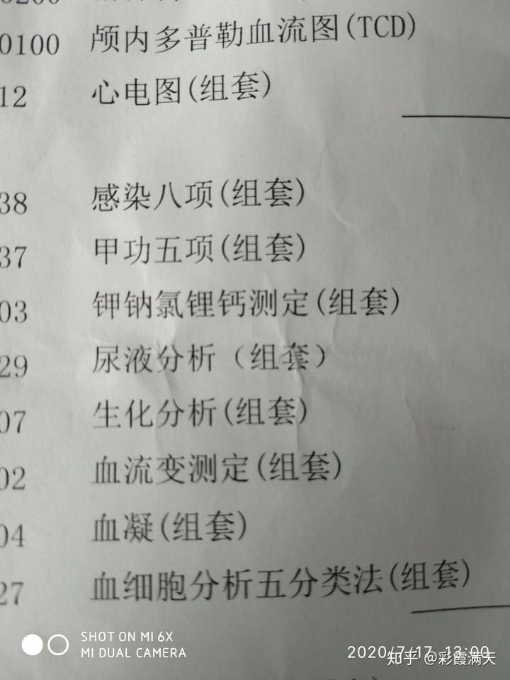 哪位大神可以解释一下抑郁症为什么要检查下列项目?