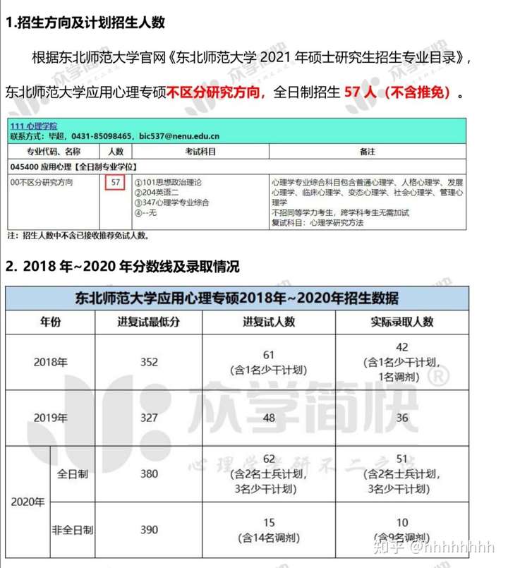 东北师范大学心理学考研专硕有哪些参考书目呢?